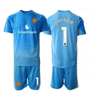 Manchester United Altay Bayindir #1 Målvakt Hemmatröja Barn 2025-26 Kortärmad (+ Korta byxor)